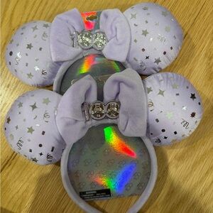 Disney 100 purple Minnie Mouse Ears